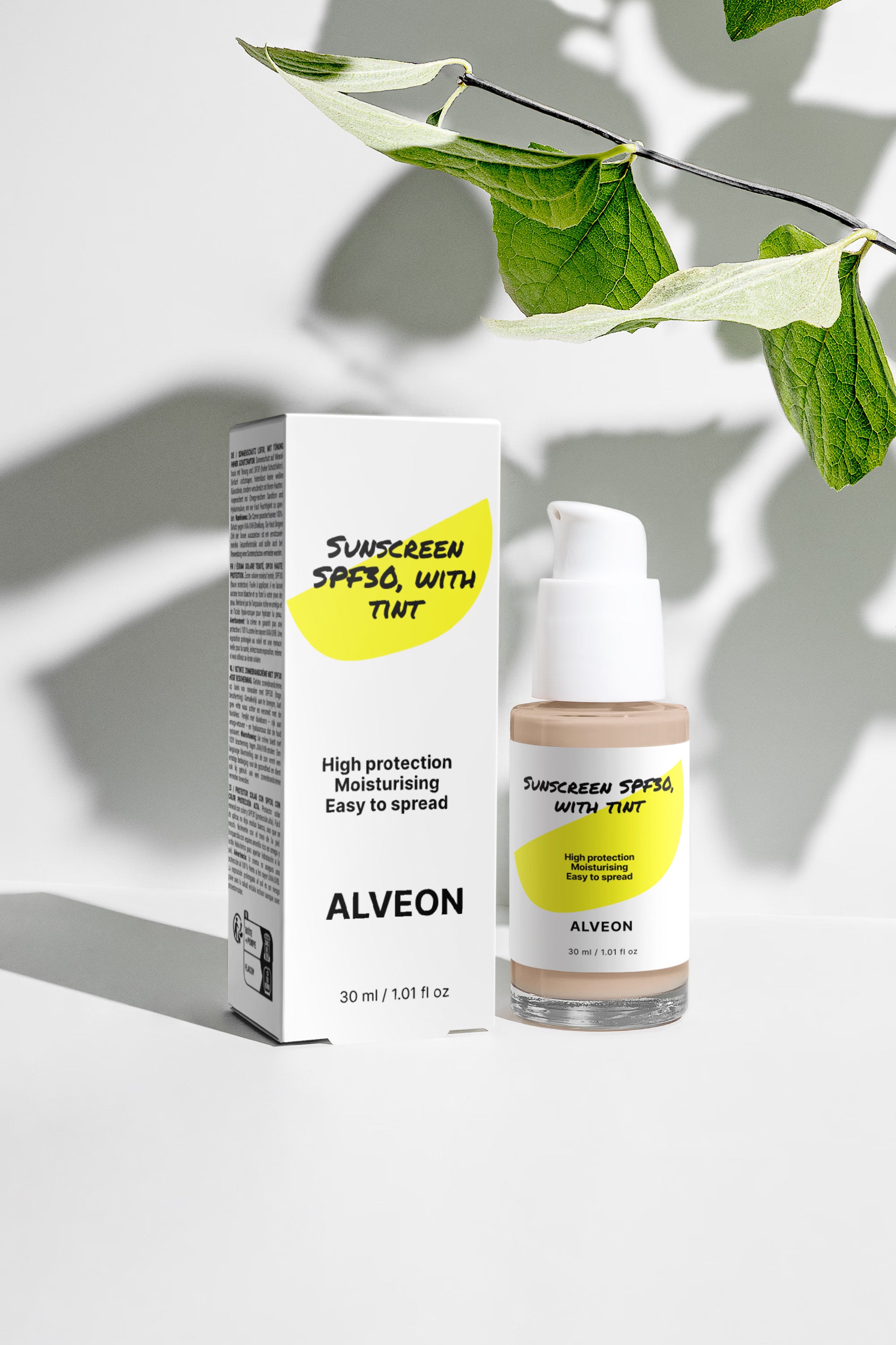 Sunscreen SPF30, with tint
