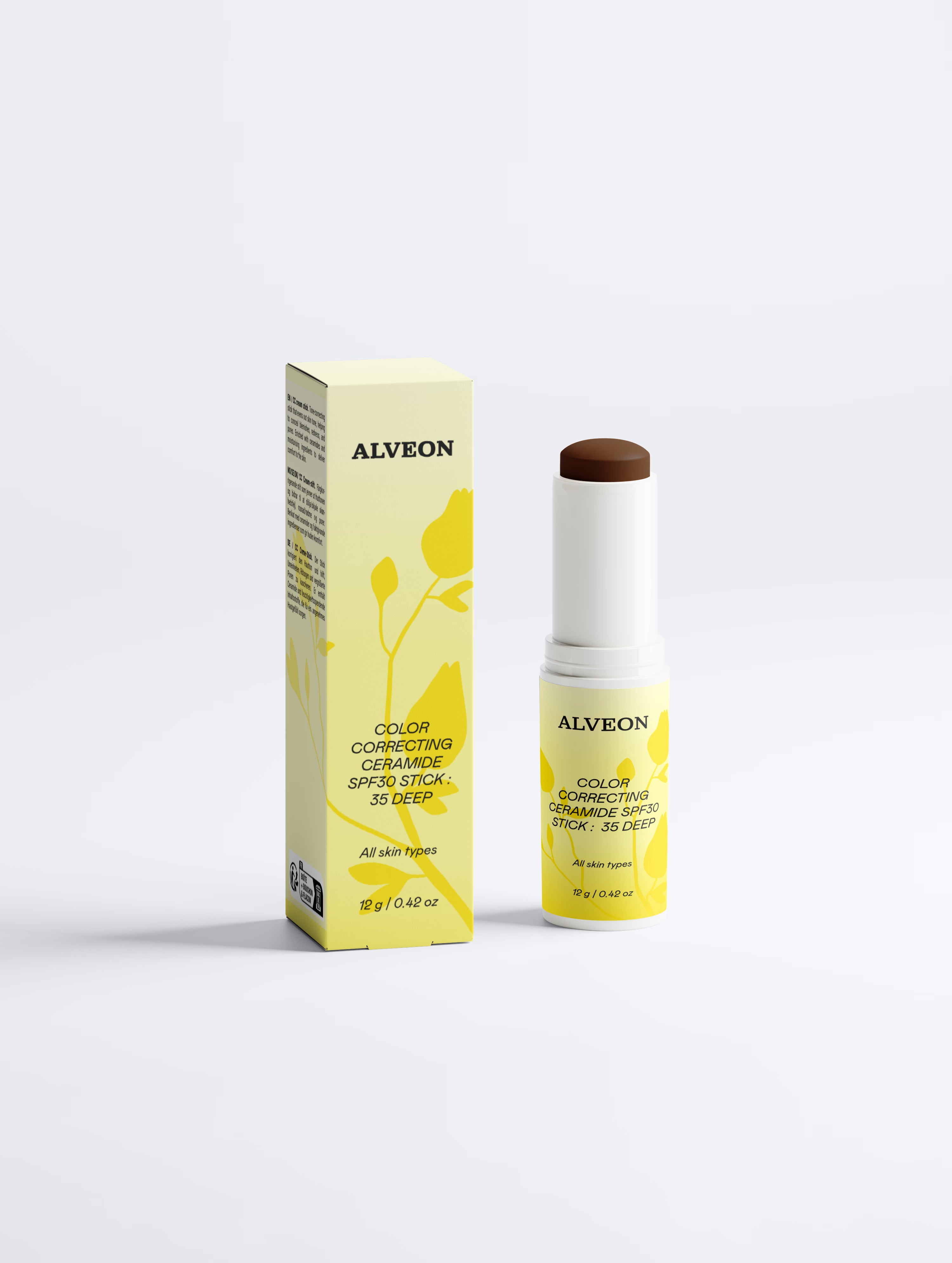 Color Correcting Ceramide SPF30 Stick :  35 DEEP